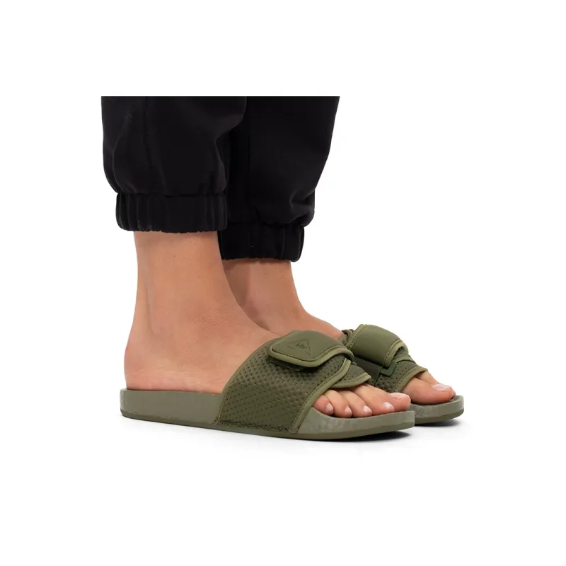 Adidas Boost Slide Pharrell Olive Cargo-6