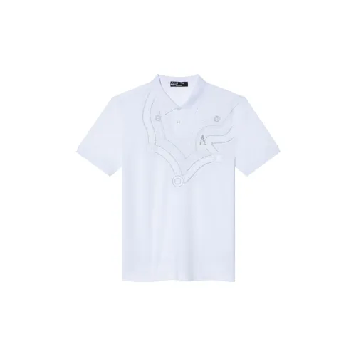 ANDREW MACKENZIE Polo Shirts Men White