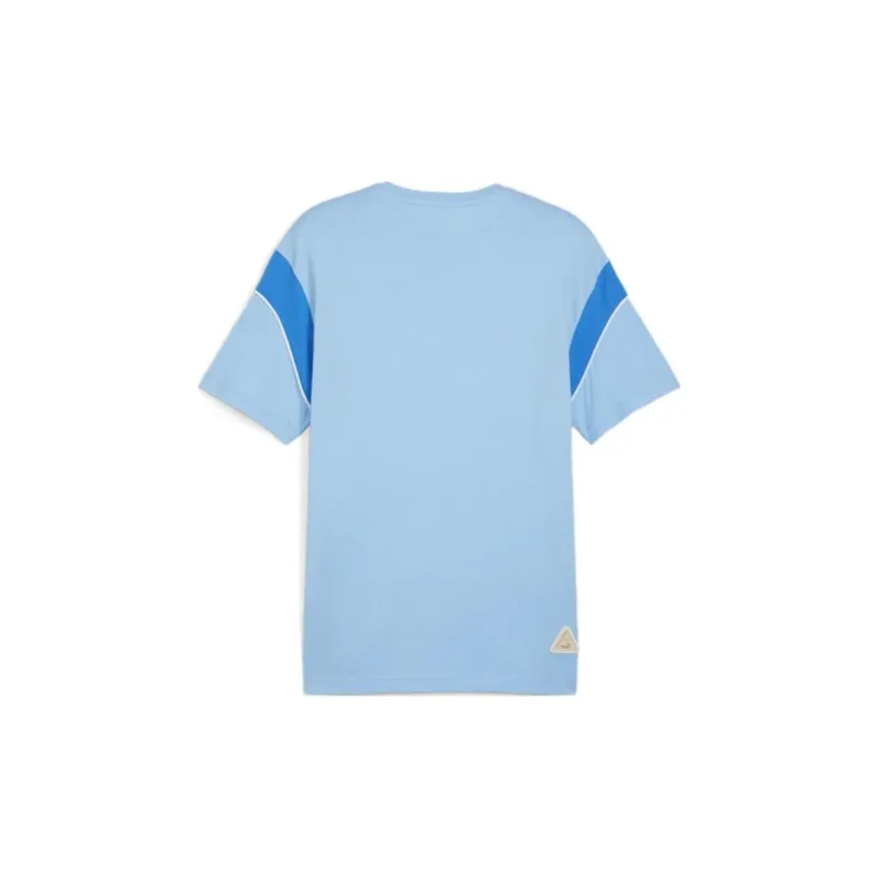 PUMA Manchester City FtblArchive T Shirt Men's Light Blue-1