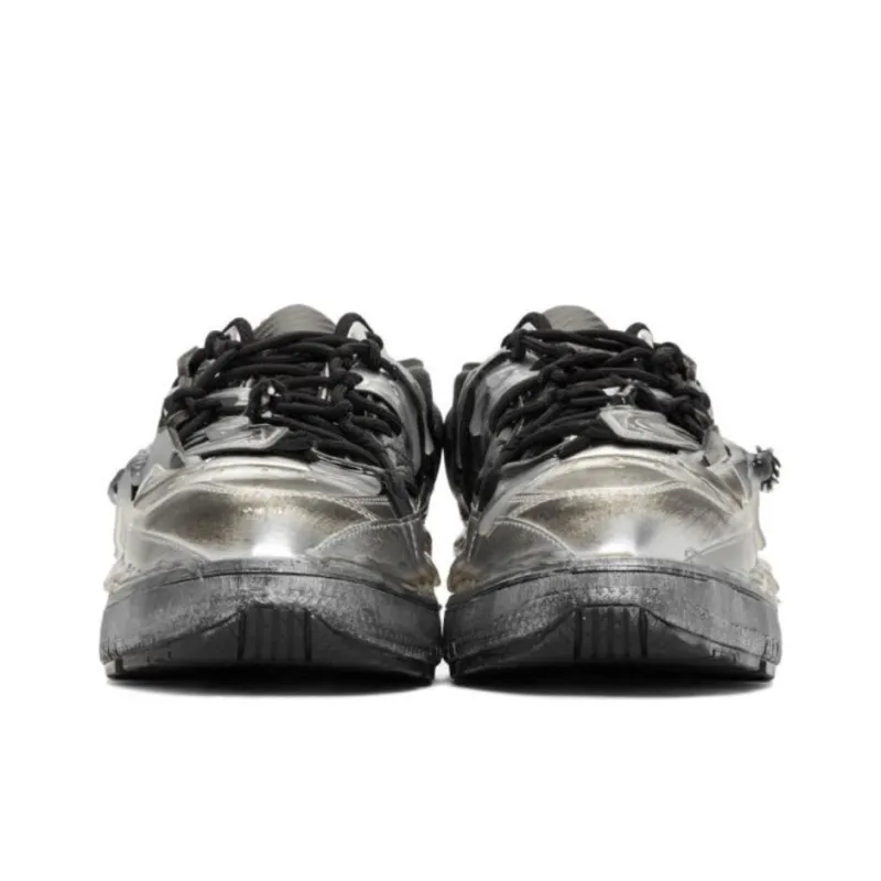 Maison Margiela Fusion Low Top Silver Black-2
