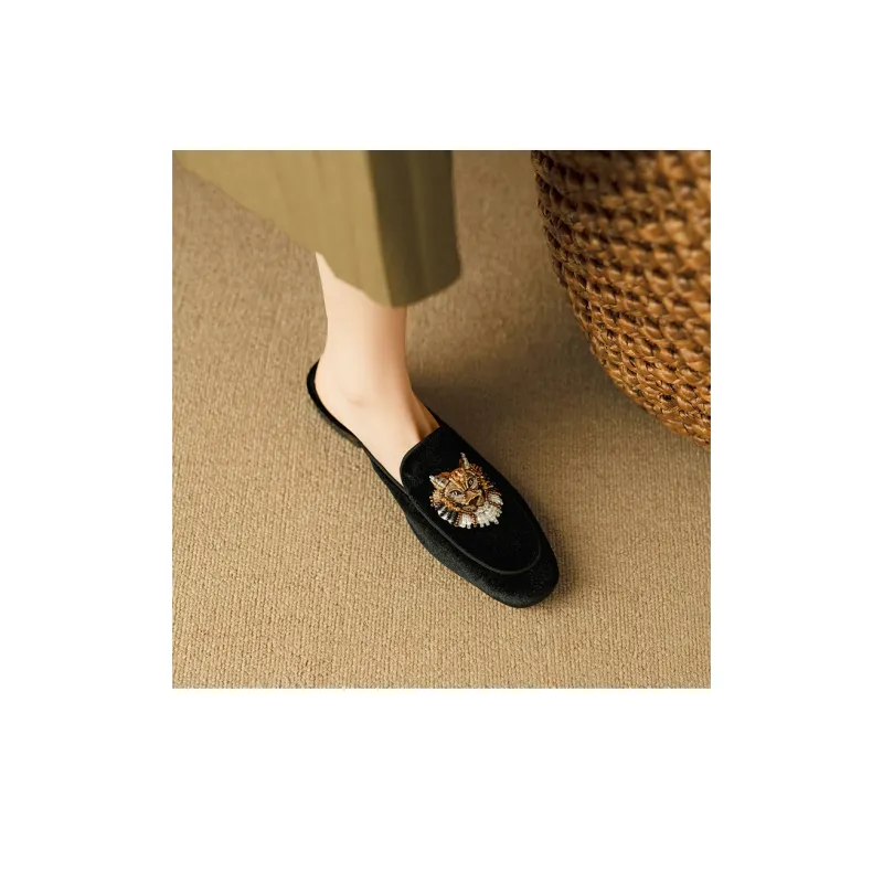 Echo&yolo TPR Sole Abrasion Resistant Slip Resistant Wrap toe Slippers Women's-3