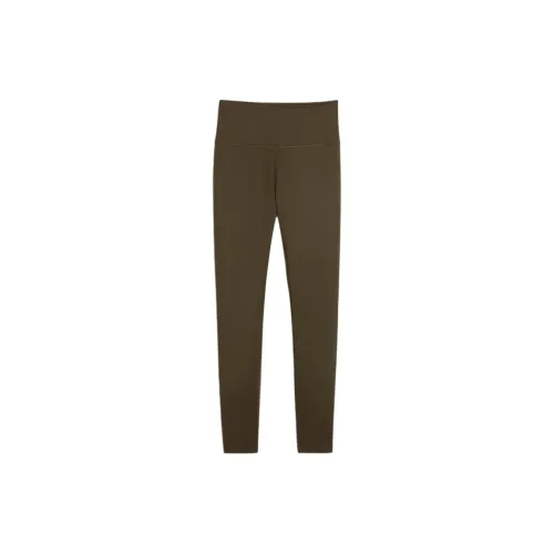 PUMA Full-Length Casual Pants Women's Dark Loden Color