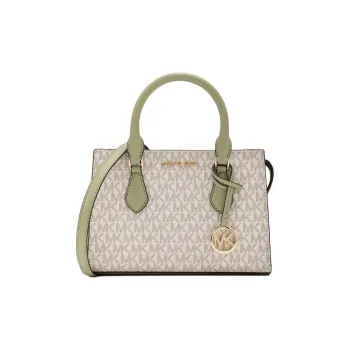 MICHAEL KORS Shania Coated Canvas Shoulder Bag Crossbody Bag Handbag Small Size Women's Sage Green Multicolor