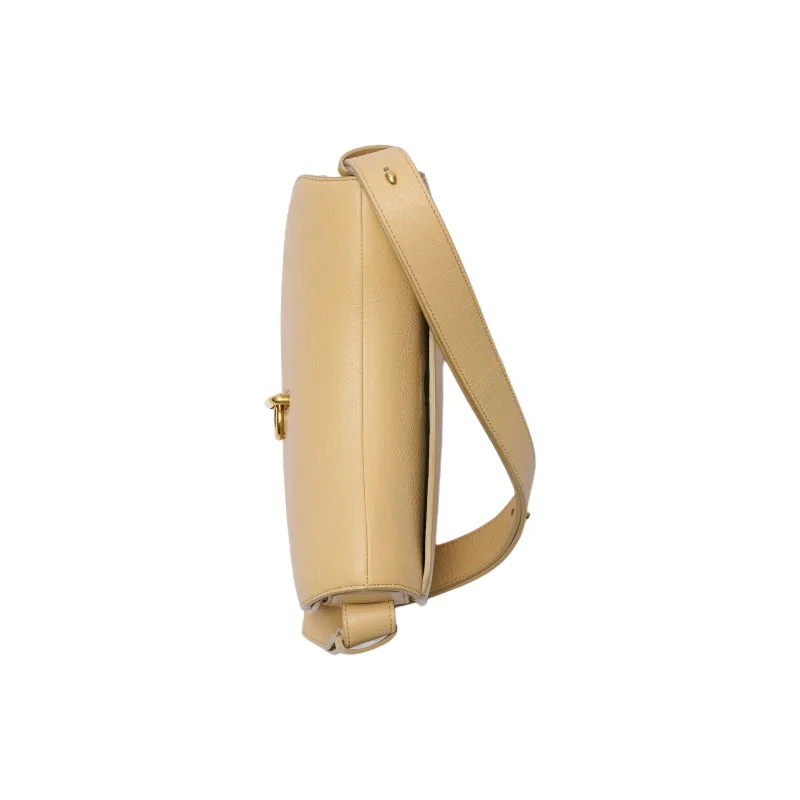 Burberry Rocking Horse Grained Calfskin Shoulder Bag Crossbody Bag Medium Size Women's Sand-1