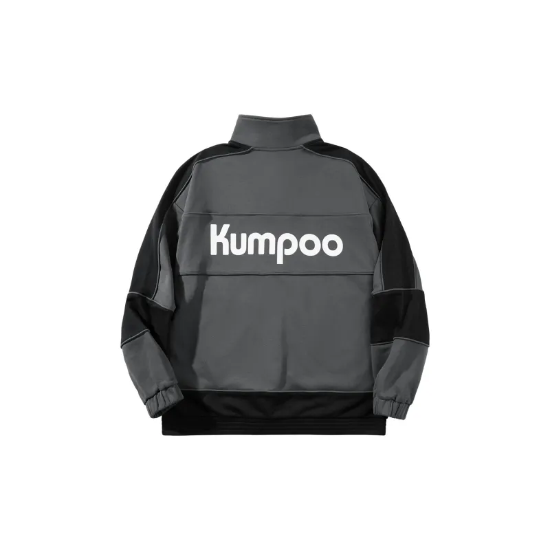 KUMPOO Baseball Jacket Unisex Two Tone Optional-5