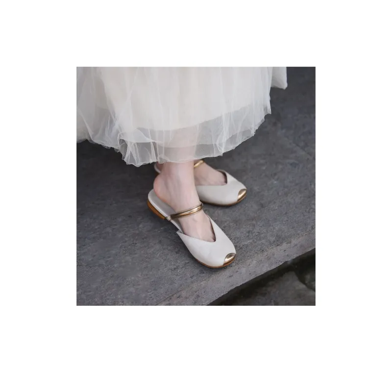 ARTMU Composite Sole Odor Resistant Abrasion Resistant Slip Resistant Closed Toe Slippers Women's-16