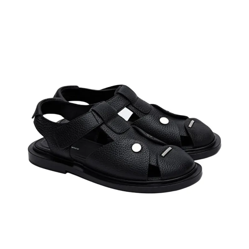 Short Sentence Erika Roman Sandals Women's Black-2