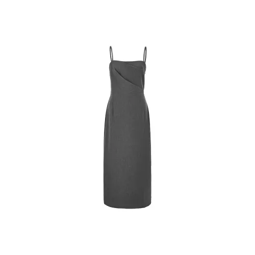 URBAN REVIVO Slip Dresses Women's Medium Gray