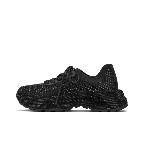 73Hours Chunky Sneakers Women's Low-Top Black