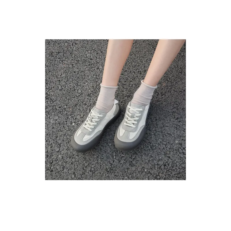 Feiyue Vintage German Training Durable Breathable Low-Top Casual Shoes Women's Beige-6