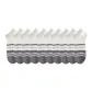 10 White and Gray Stripes