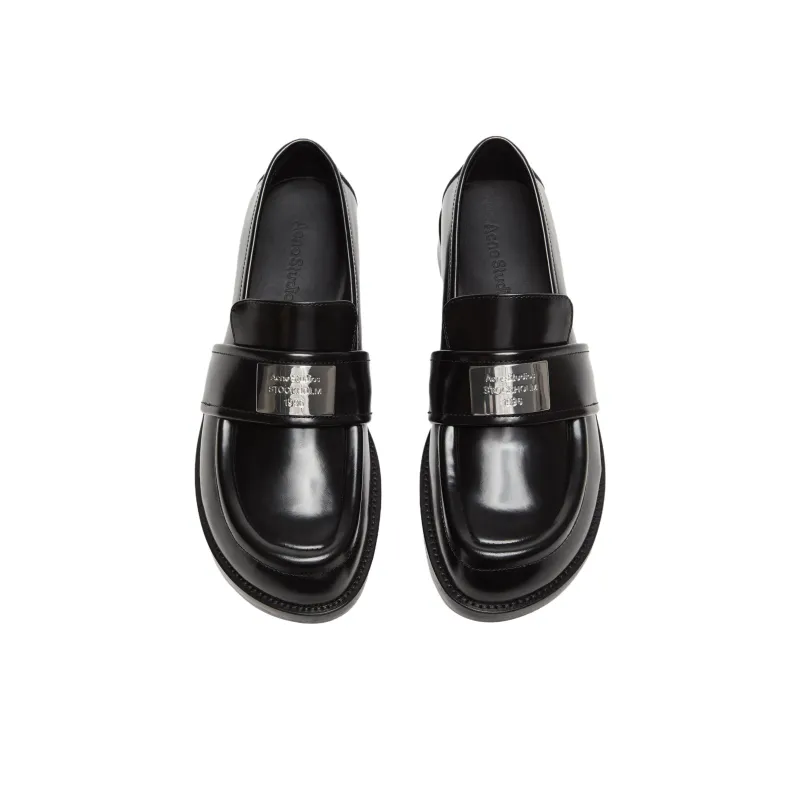 Acne Studios Loafers 3cm Women's Black-2