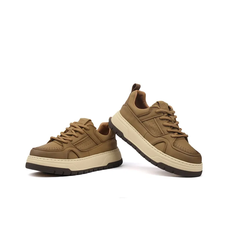 Tide Attack Low Top Skateboard Shoes Men's Umber-4