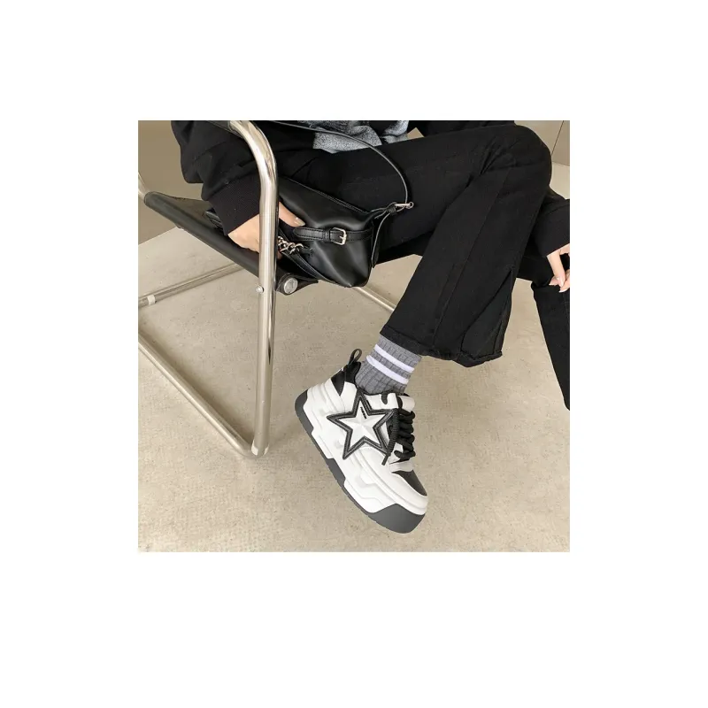 MIS. DANNY Height Increasing Low-Top Skateboard Shoes 6cm Women's-3