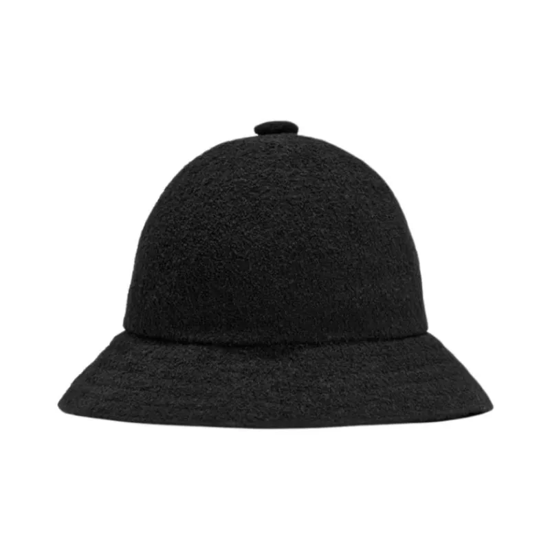 KANGOL Modified Acrylic Bucket Hats Women's Black-1