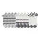 4 Light Gray Stripes+4 White Gray Stripes+2 White 1984