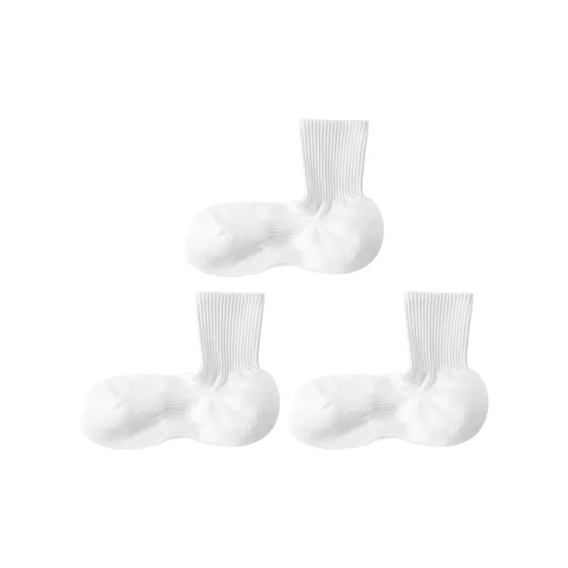 BEAR UNION Mid Calf Socks Unisex 3 Pack-0