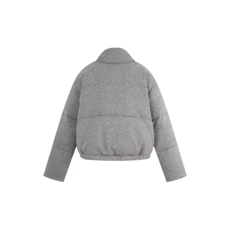CALVIN KLEIN Down Jacket Women's Heather Gray-1