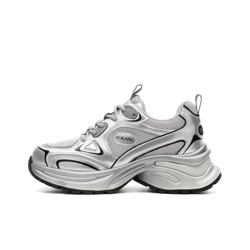 AOKANG Slip Resistant Low Top Chunky Sneakers Women's-0