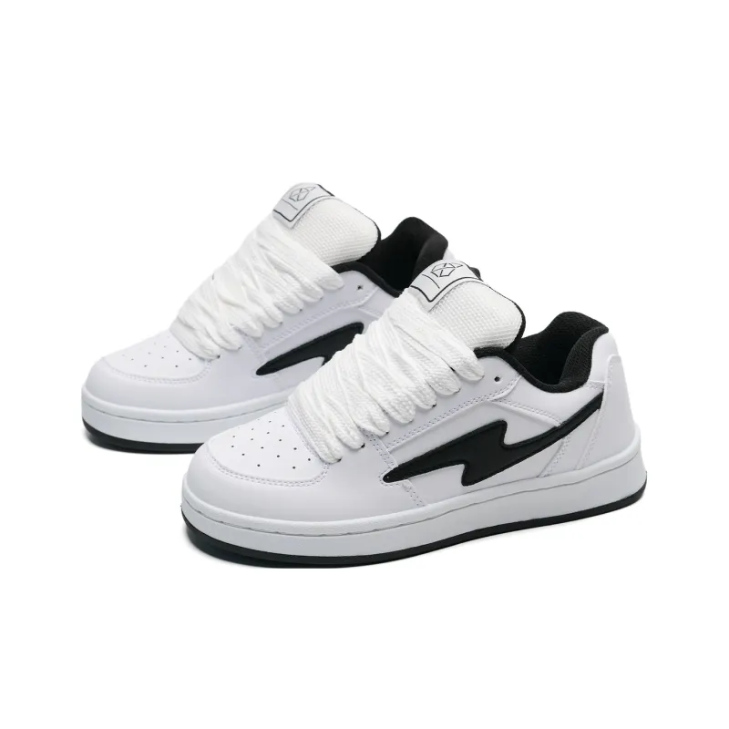 OAOQ Cushioning Height Increasing Abrasion Resistant Lightweight Mat Low Top Casual Shoes Unisex-2