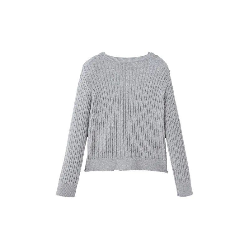 XIANGYING Knitwear Women's Gray-1
