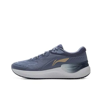 LiNing Eazgo V2 Cushioning Wear Resistant Low Top Running Shoes Men's Gray Blue