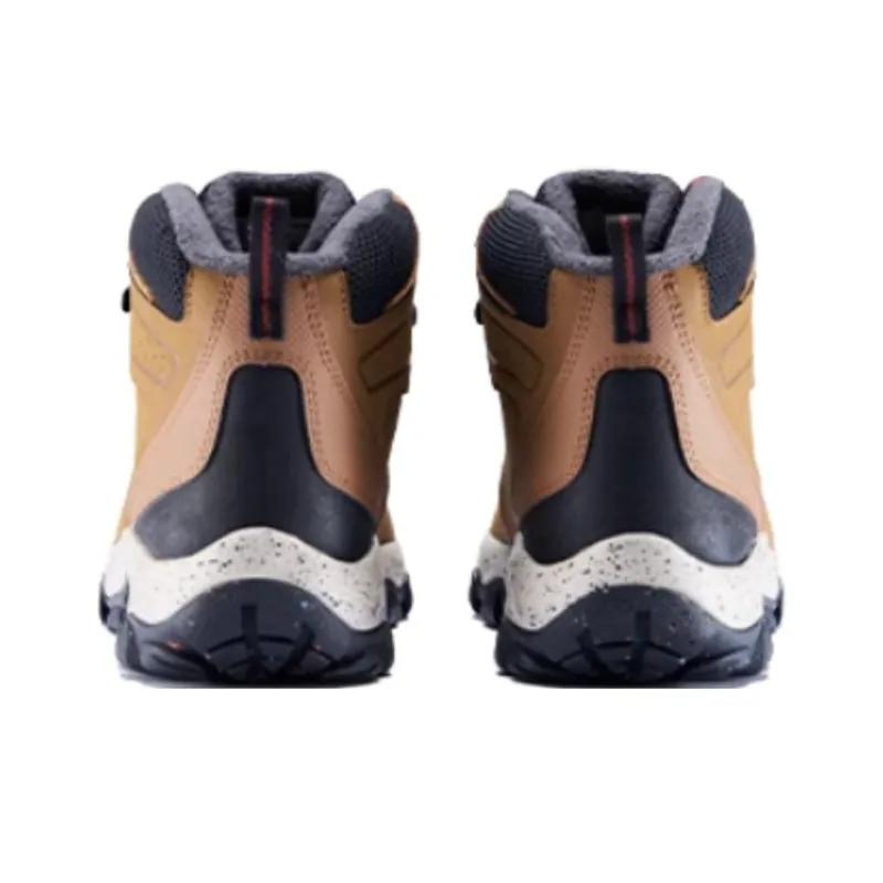Columbia Newton Ridge Plus 2 Slip Resistant Water Resistant Mid Top Hiking Shoes Men's Camel-3