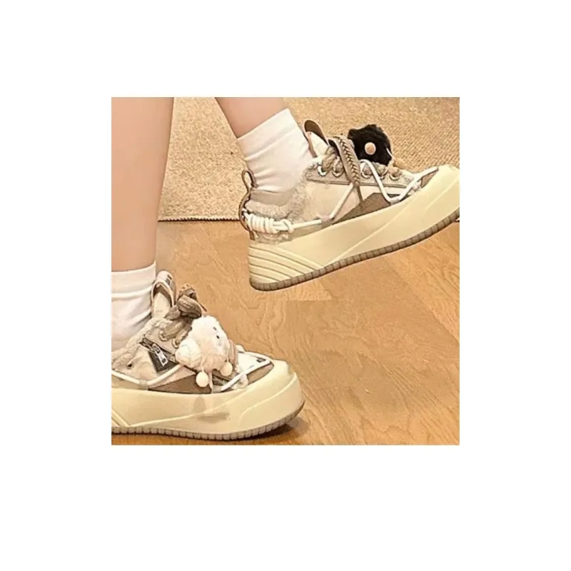 ON MAX Paper Airplane Series Skateboard Shoes Unisex Brown-7