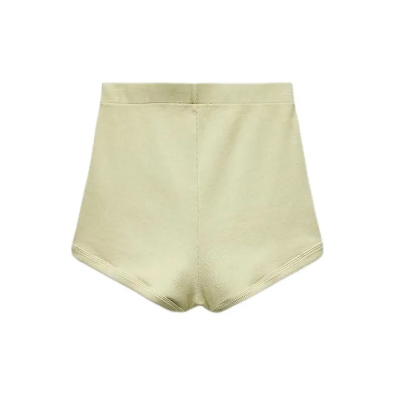 ZARA Casual Shorts Women's Light Green-1