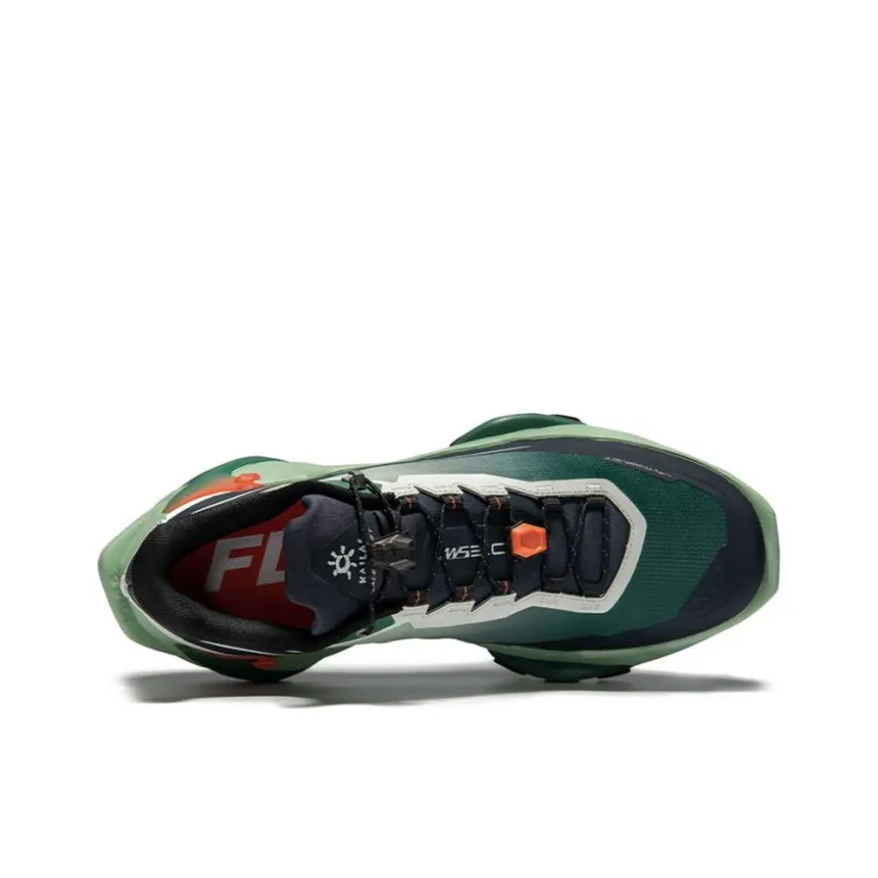 KAILAS FUGA DU Series Running Shoes Men Low Top Dark Violet Ink Black/Unbleached Original Color Midnight Blue FUGA Orange/Midnight Blue Palm Tree Leaf Unbleached Original Color-12