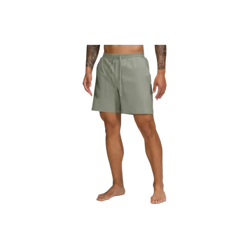 Lululemon Sports Shorts Men Natural Linen/albumin