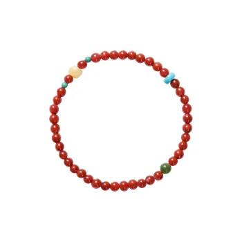 Yo sheng Southern Red Agate Fine Jade Bracelets Women's