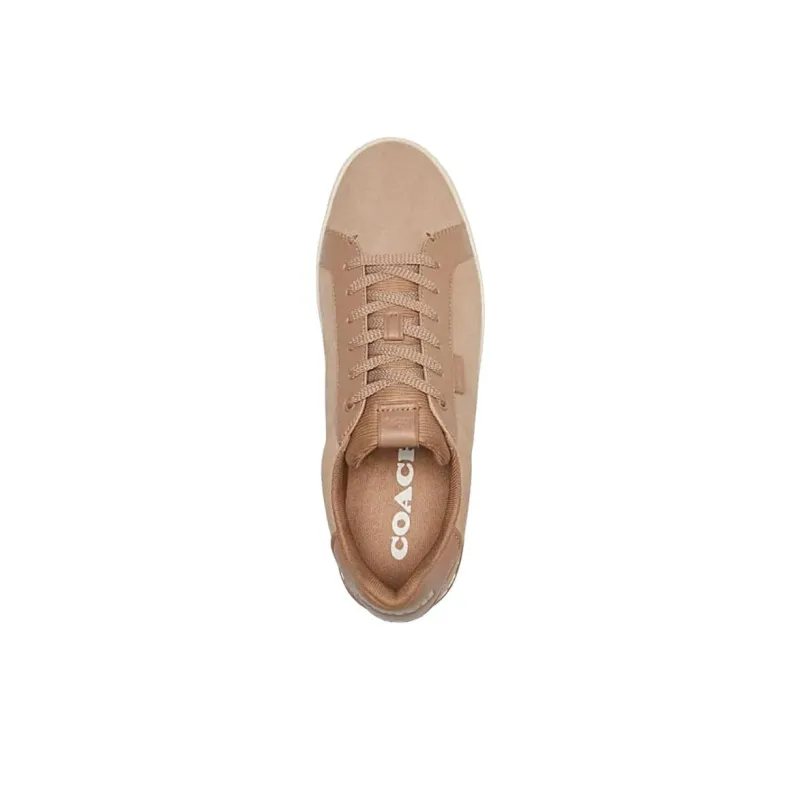 COACH Lowline Low Top Skateboard Shoes Men's Taupe-3