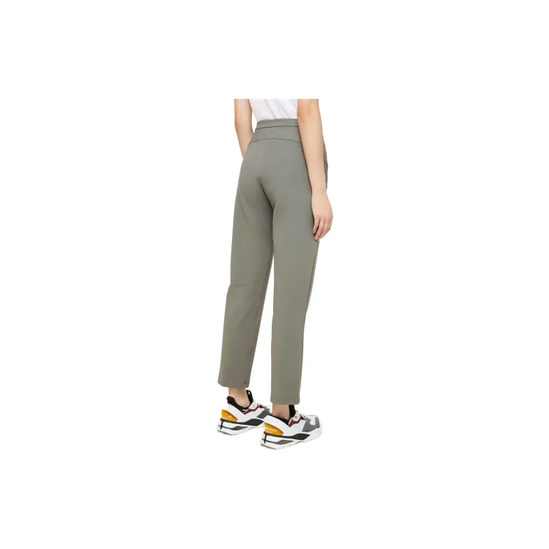 Lululemon On The Move Casual Pants Women's Green Gray-1