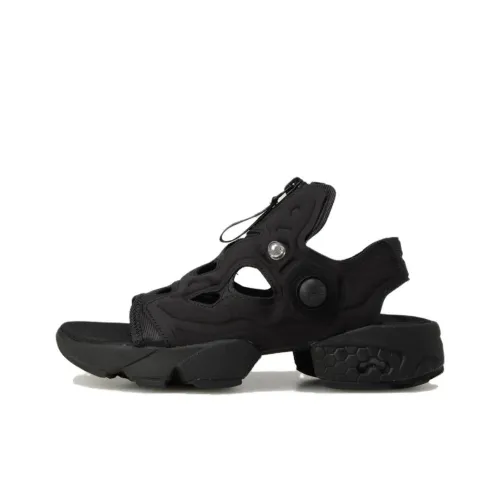 Reebok Instapump Fury Beach Sandals Unisex Black