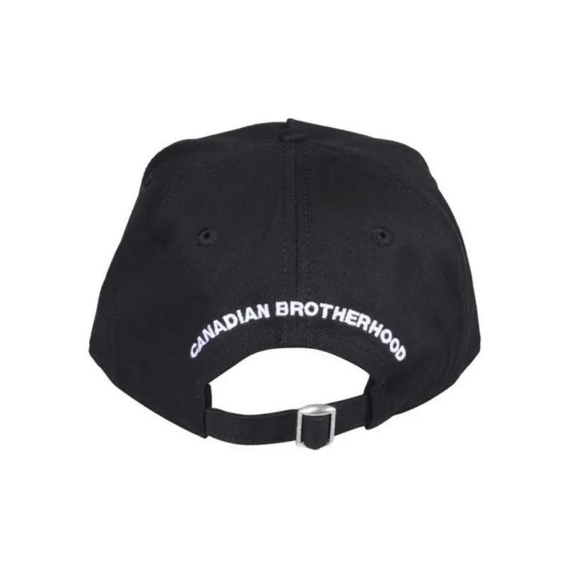 DSQUARED 2 Logo Embroidered Distressed Baseball Cap-3