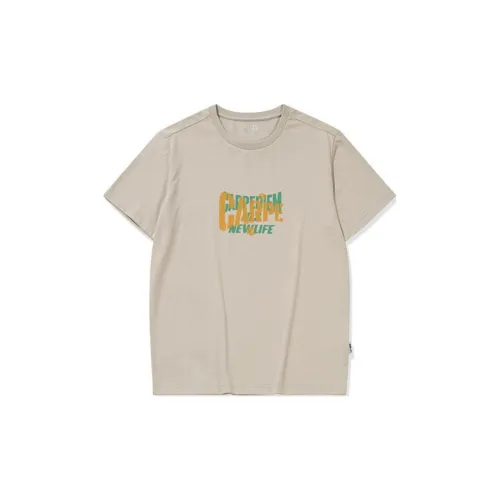 QIAODAN Beach Party T-Shirts Unisex Float Stone Color