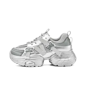 HLA Breathable Chunky Sneakers Casual Platform Height Increasing Athletic Shoes Women's