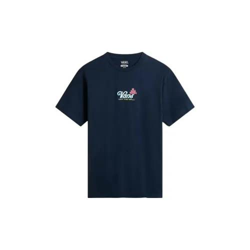 Vans Pineapple Skull T-Shirts Men Marine Blue