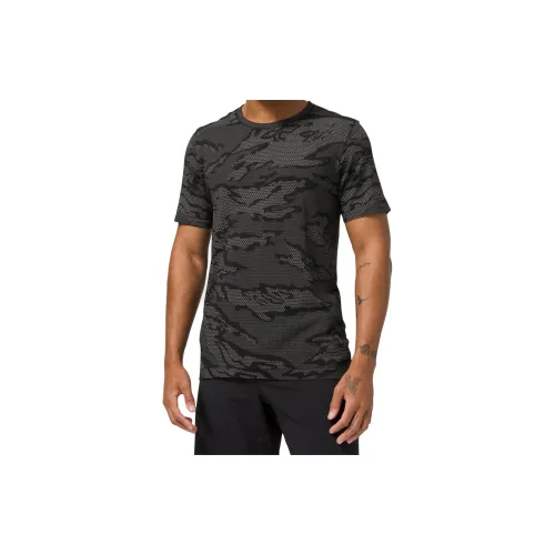 Lululemon T-Shirts Men Camo/Silver Droplet/Black