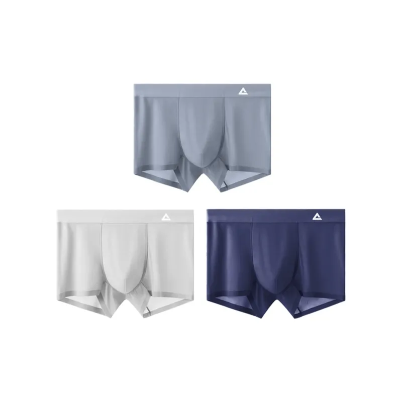 PEAK Ice Silk Underpants, Lightweight Base Layer With High Stretch And Smooth Texture Men's Multicolor Multiple Pieces-20
