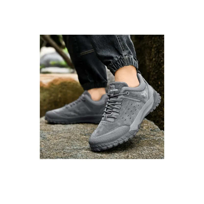 Pilot The Camel Anti-Slip And Wear-Resistant Coverage Low-Top Hiking Shoes Men's-23