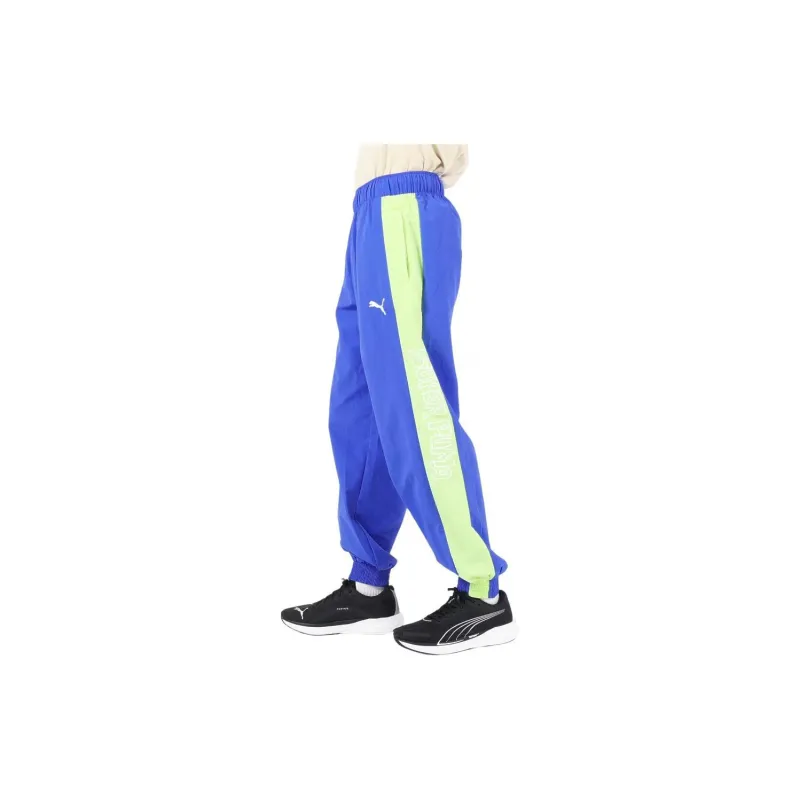 PUMA Casual Pants Men Blue-3