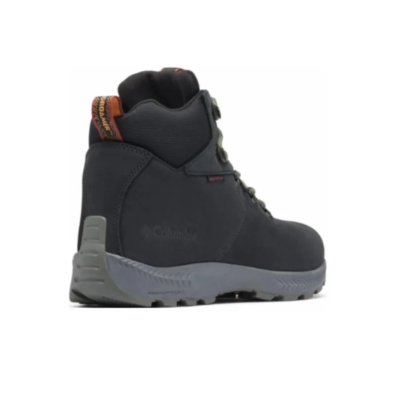 Columbia Landroamer Slip Resistant Waterproof High Top Outdoor Shoes Men's Black Gray-3
