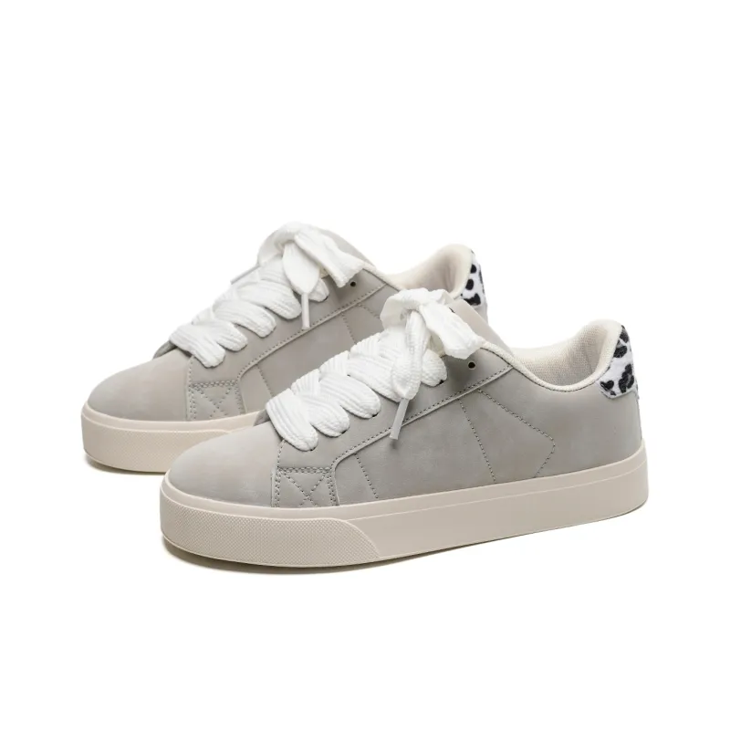 Anime Story Slip Resistant Cushioning, Lightweight, And Breathable Low Top Skateboard Shoes Unisex White Gray-4