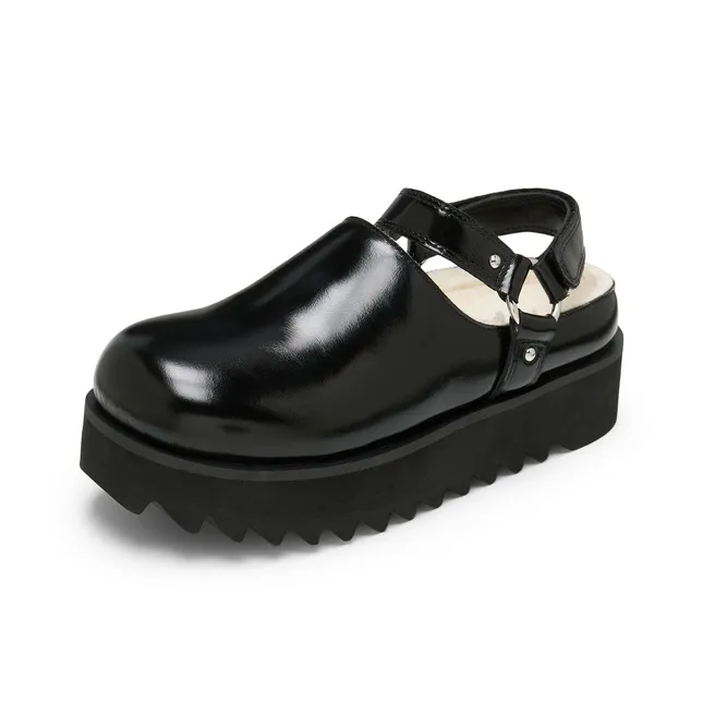 Lost In Echo Outer Platform Height Increasing Double Straps With Hook and Loop Buckle Boots-14