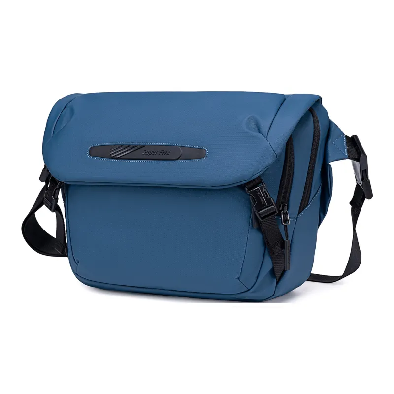 Super Five Polyester/Oxford/Water Repellent Shoulder Bag Unisex Multicolor/Black/Ecru/Gray/Blue-5