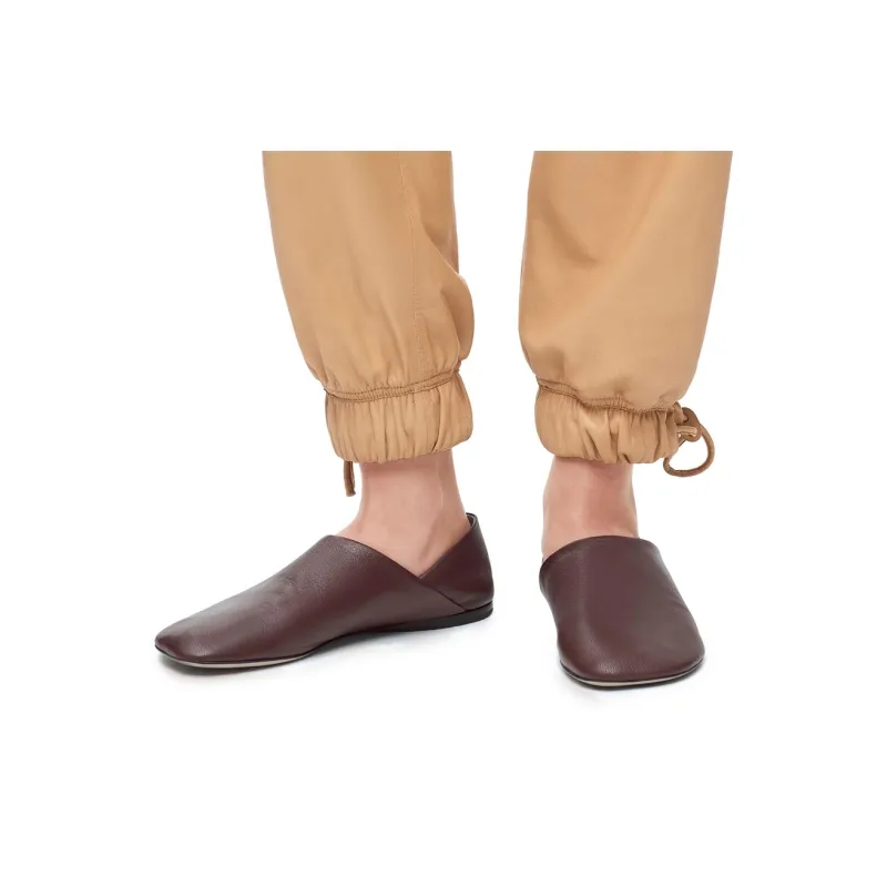 LOEWE Toy Flat Shoes Women's Burgundy-4