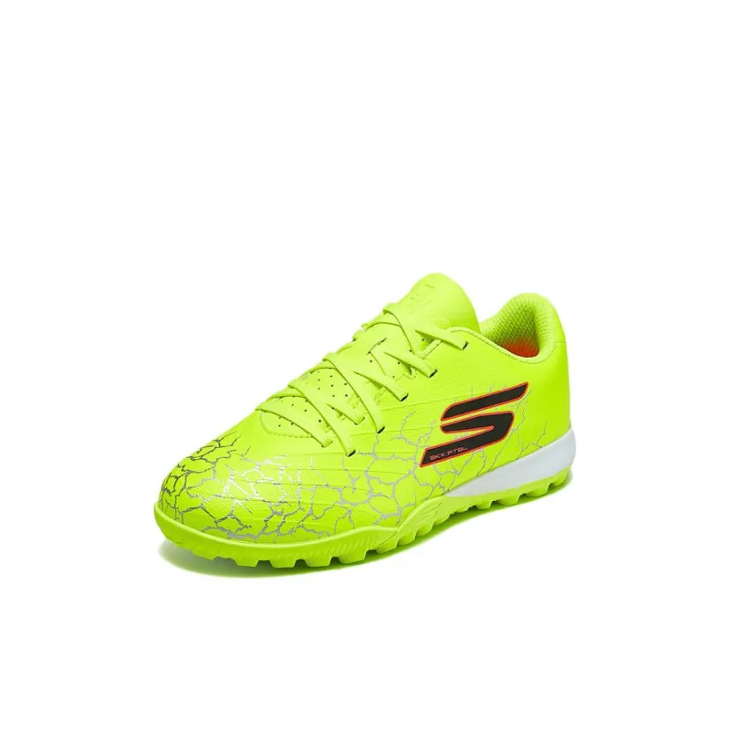 Skechers Kids Anti Slip Wear Resistant Low Top Kids' Soccer Shoes Yellow Kids'-1