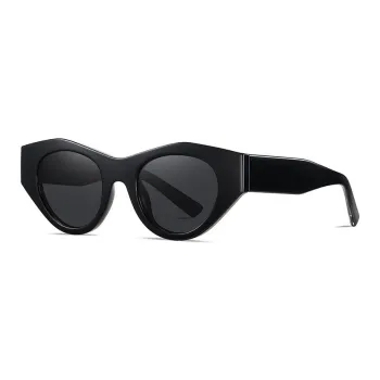 Yamaichi Maru Oval Sunglasses Unisex